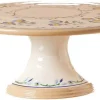 Sale 9" Footed Cake Plate Forget Me Not Mother'S Day
