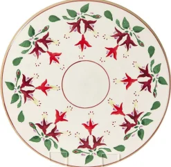 Cheap 9" Footed Cake Plate Fuchsia Serving