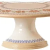 New 9" Footed Cake Plate Old Rose Tea Fanatic'S Gifts