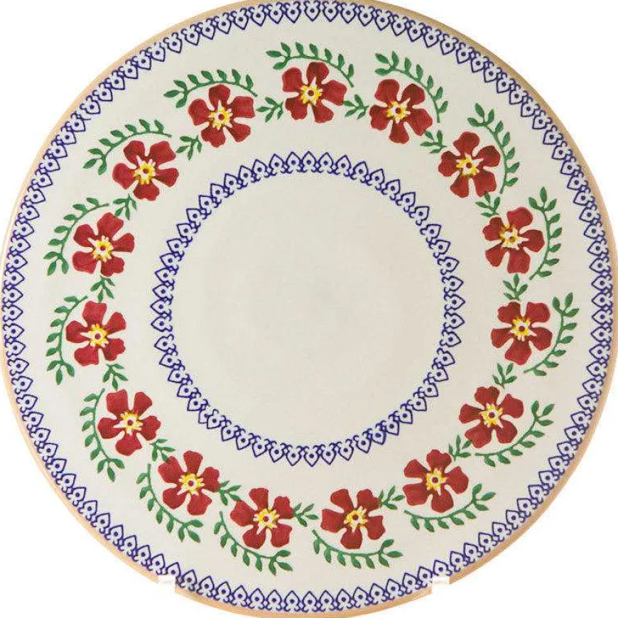 Online 9" Footed Cake Plate Old Rose Serving