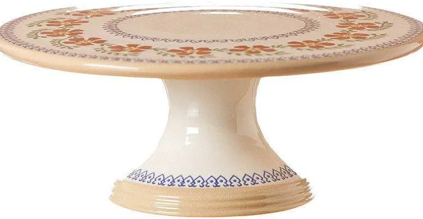 Online 9" Footed Cake Plate Old Rose Old Rose