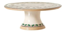 Sale 9" Footed Cake Plate Reindeer Serving