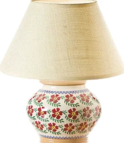 Outlet 5" Lamp Old Rose Base Only Old Rose