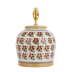 Clearance 7" Lamp Old Rose Base Only Lamps