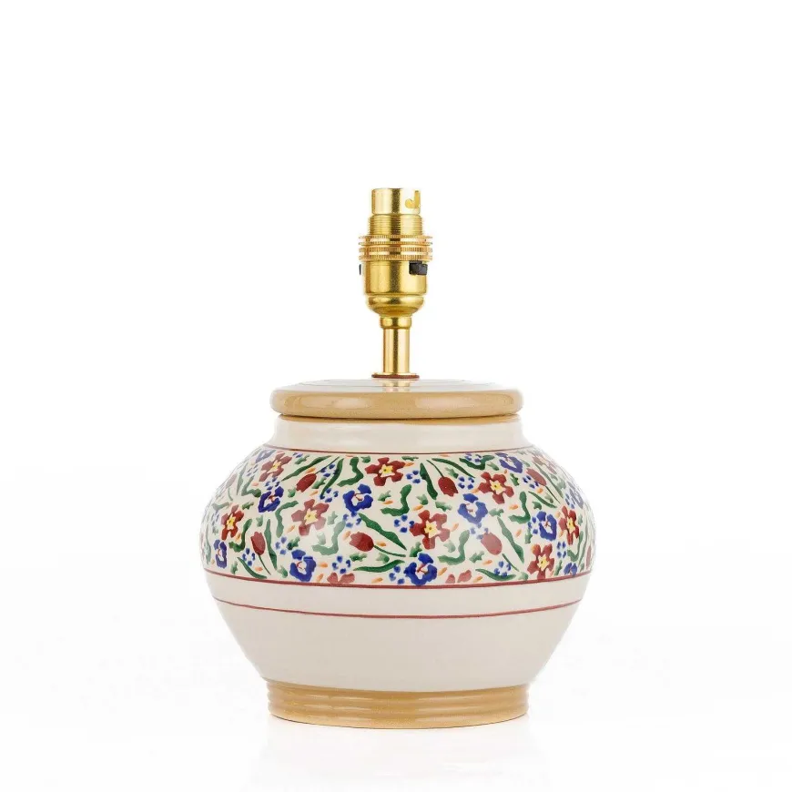 Outlet 5" Lamp Wild Flower Meadow Base Only Wild Flower Meadow