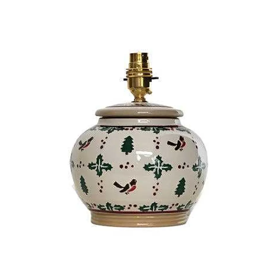 Fashion 5" Lamp Winter Robin Base Only (Eu Fittings) Lamps