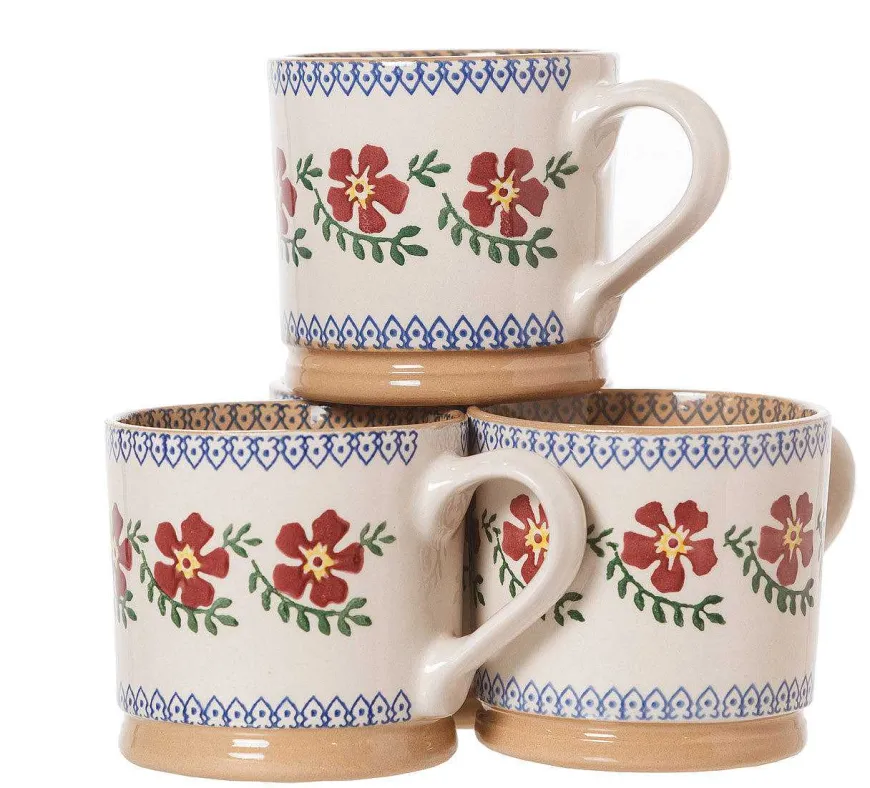 Discount 4 Large Mugs Old Rose Old Rose