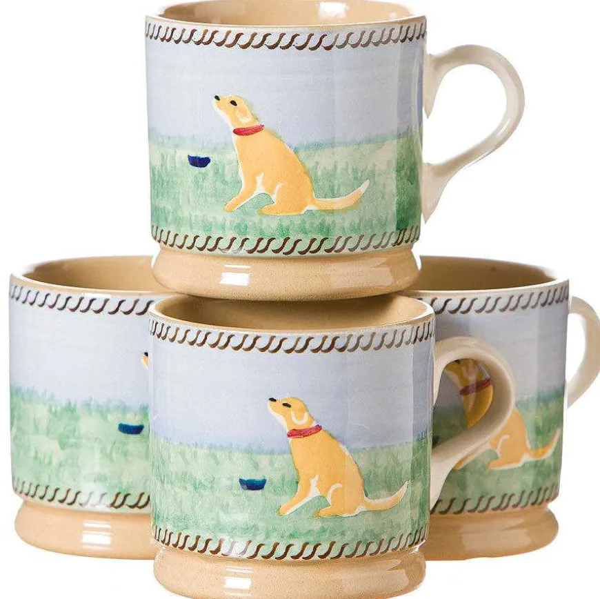 Cheap 4 Small Mugs Dog Coffee Addict'S Gifts