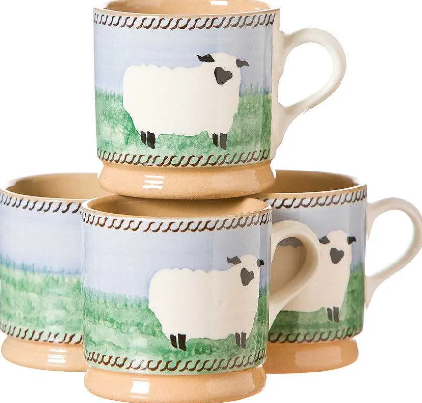 Sale 4 Small Mugs Sheep St Patrick'S Day