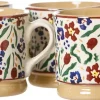 Hot 4 Small Mugs Wild Flower Meadow Wild Flower Meadow