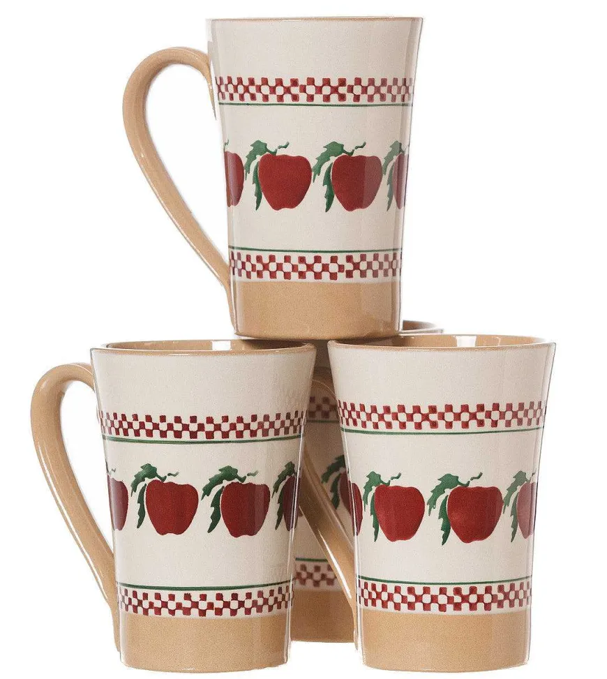 Online 4 Tall Mugs Apple Coffee Addict'S Gifts
