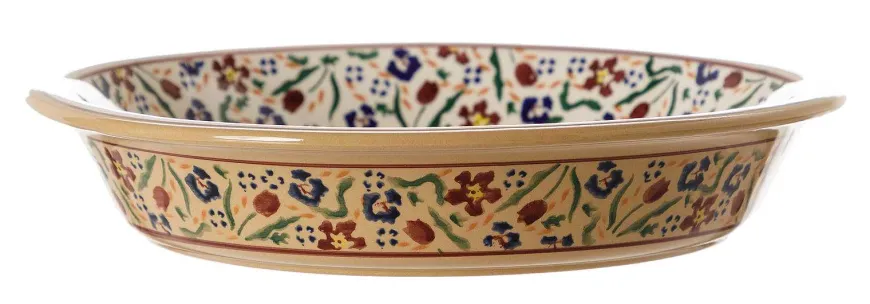 Clearance Classic Pie Dish Wild Flower Meadow Oven Friendly Dishes