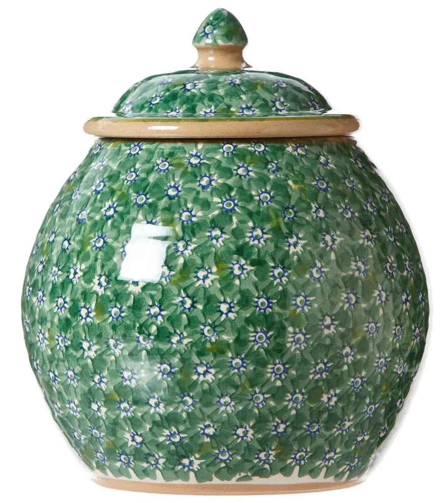 Online Cookie Jar And Medium Heart Plate Lawn Green Gift Sets