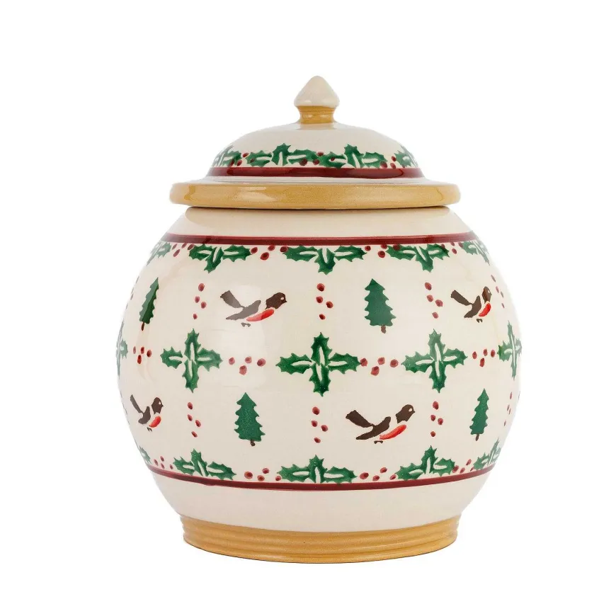Cheap Cookie Jar Winter Robin Christmas