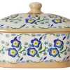 Shop Covered Butterdish Forget Me Not Mother'S Day
