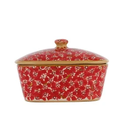 Discount Covered Butterdish Lawn Red Valentine'S Day