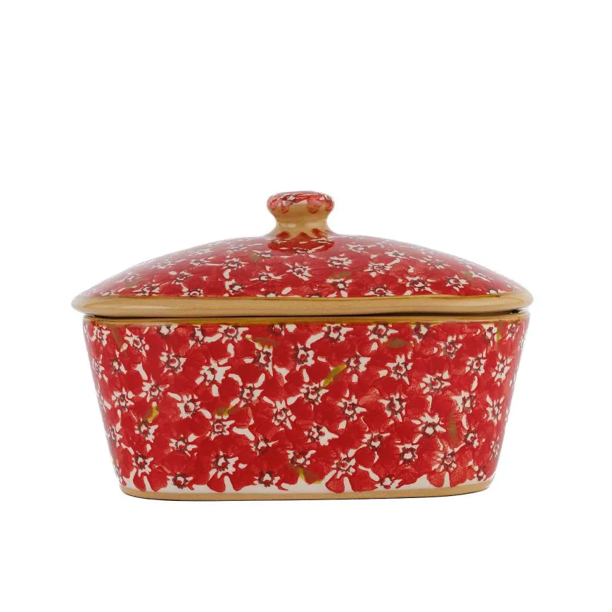 Flash Sale Covered Butterdish Lawn Red Serving Accessories