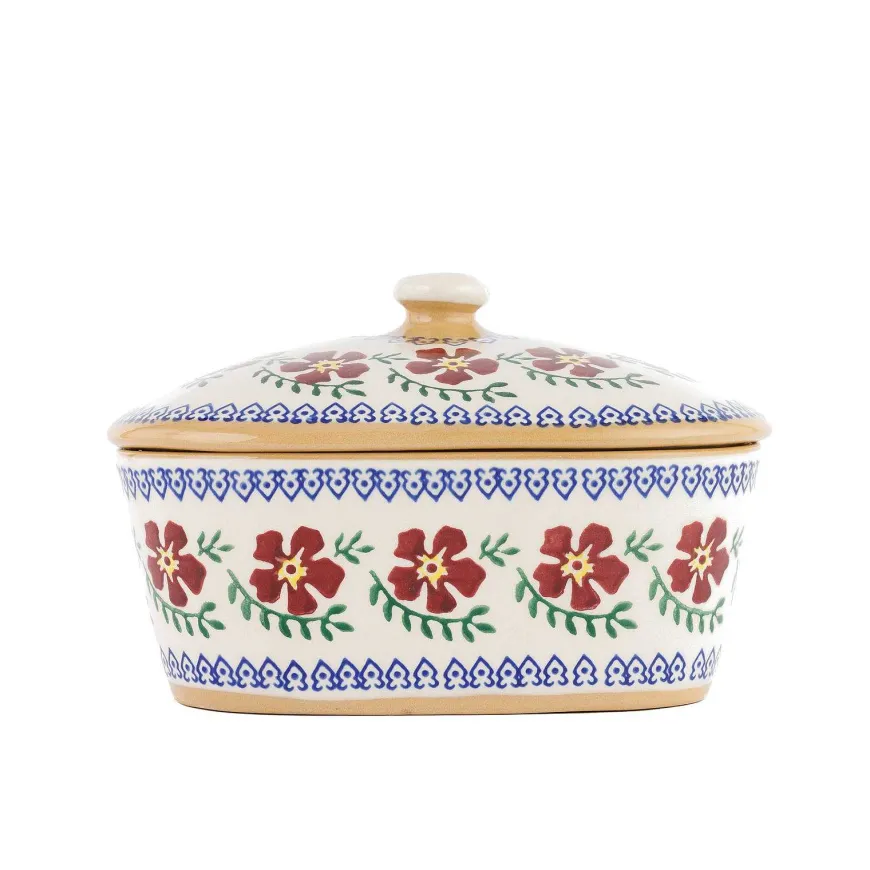 Clearance Covered Butterdish Old Rose Serving Accessories