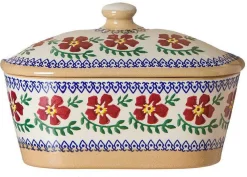 Best Covered Butterdish Old Rose Old Rose