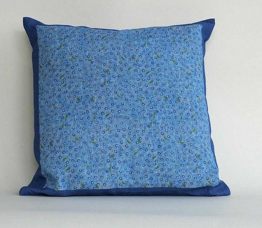 Clearance Cushion Cover Light Blue Lawn Cushions
