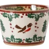 Sale Custard Cup Winter Robin Oven Friendly Dishes