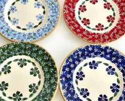 Store Dessert Plates Assorted Lawn Set Of 4 New In