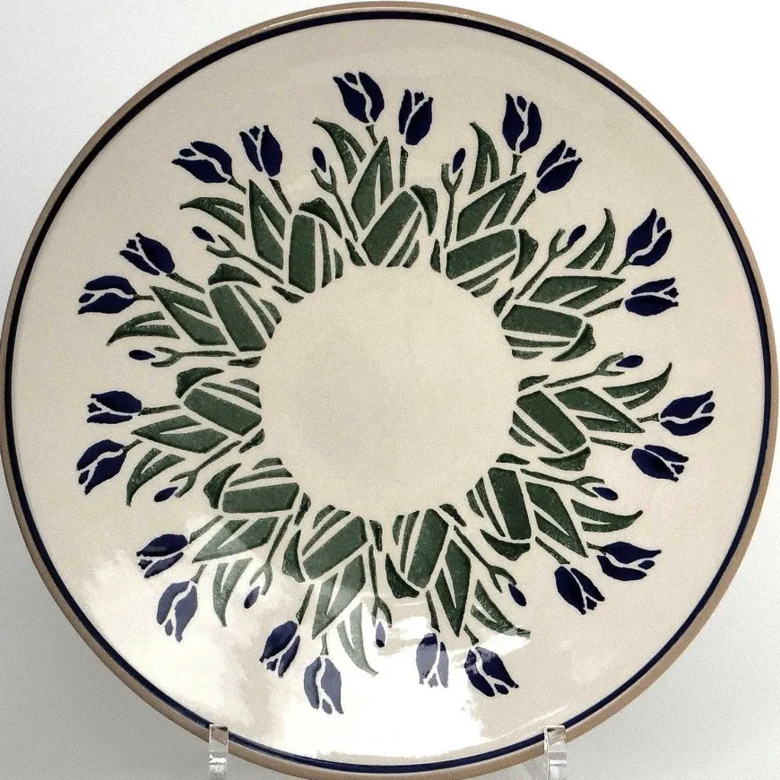 Cheap Everyday Plate Blue Blooms Plates