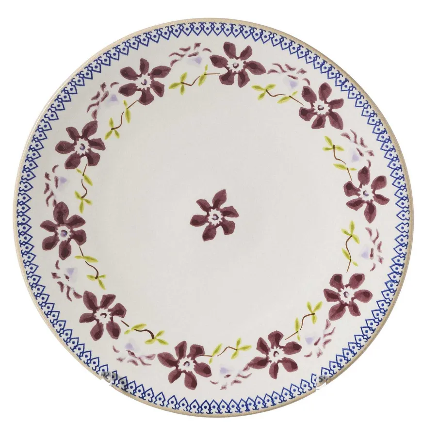 Store Everyday Plate Clematis Plates