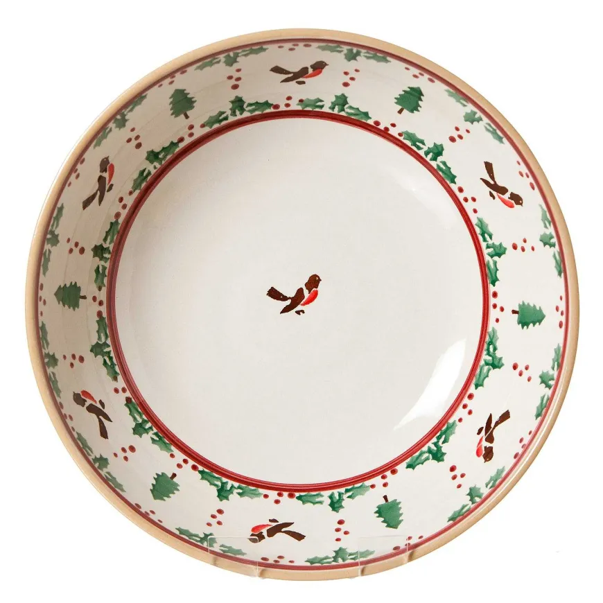Store Fruit Bowl Winter Robin Bowls