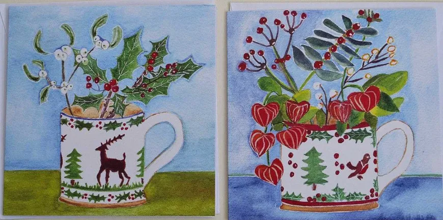 Sale Greeting Card Christmas Pack Reindeer