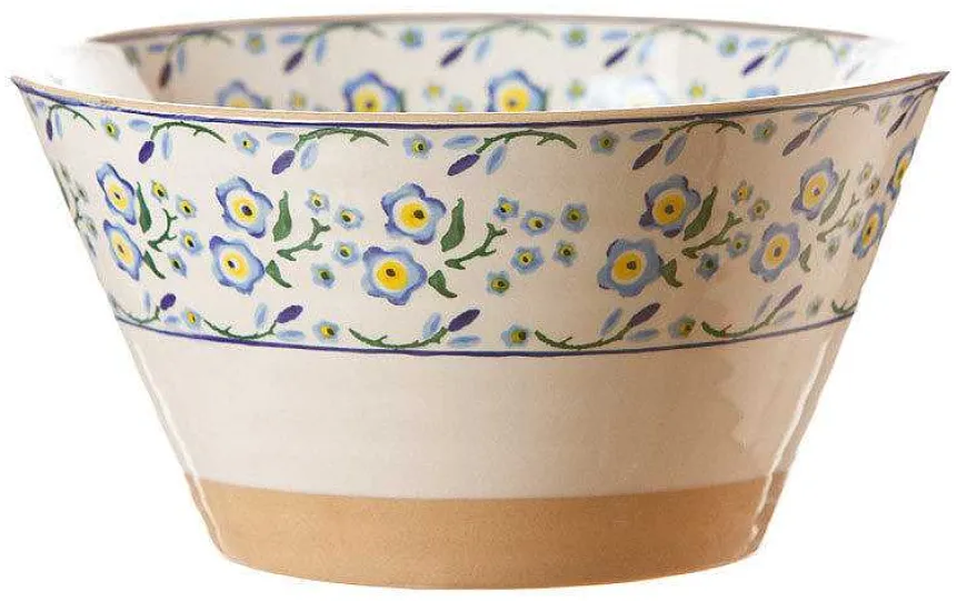 Store Large Angled Bowl Forget Me Not Forget Me Not