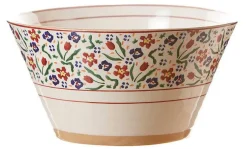 Sale Large Angled Bowl Wild Flower Meadow Bowls