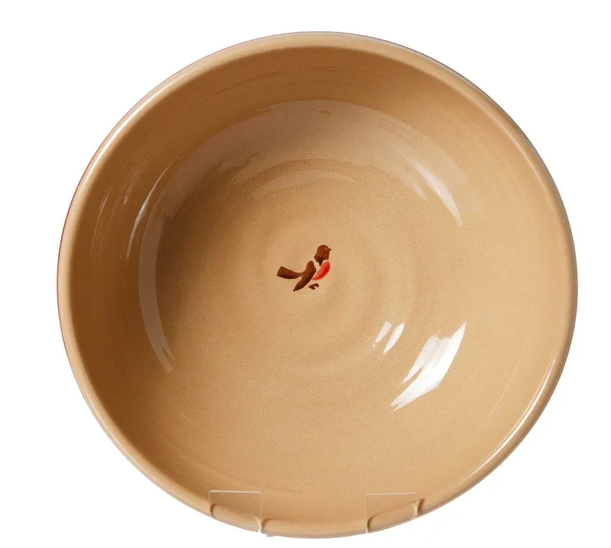 Sale Large Bowl Winter Robin House Warming Gifts