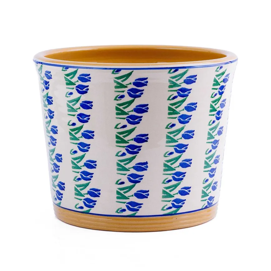 Best Large Cache Pot Indoor Blue Blooms Easter