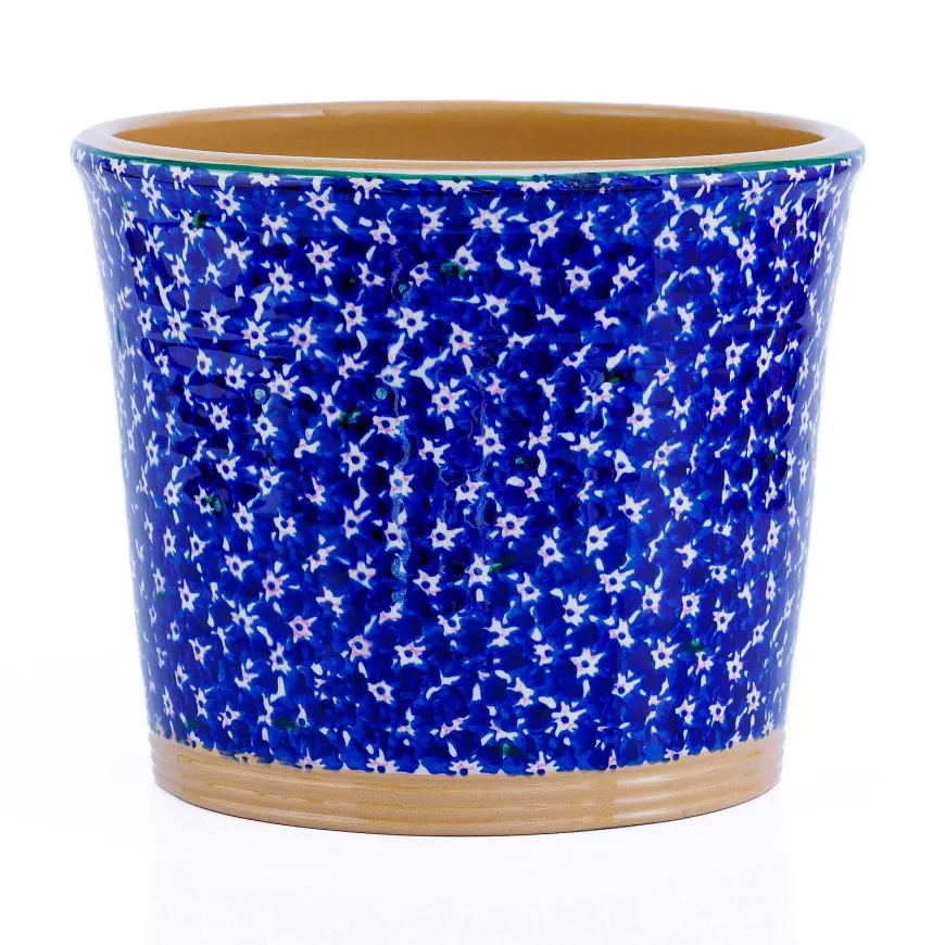 Best Sale Large Cache Pot Indoor Lawn Dark Blue Cache Pots