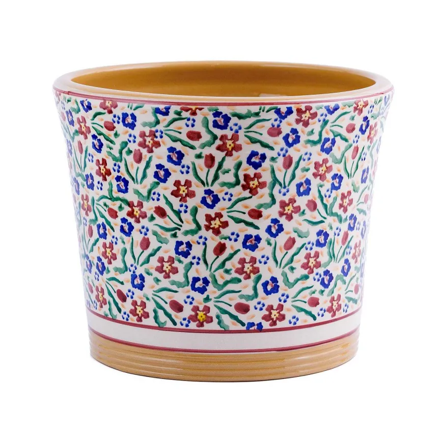 Hot Large Cache Pot Indoor Wild Flower Meadow Mother'S Day