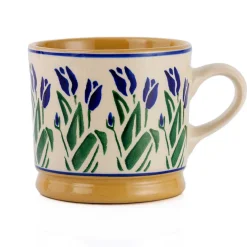 Shop Large Mug Blue Blooms Blue Blooms