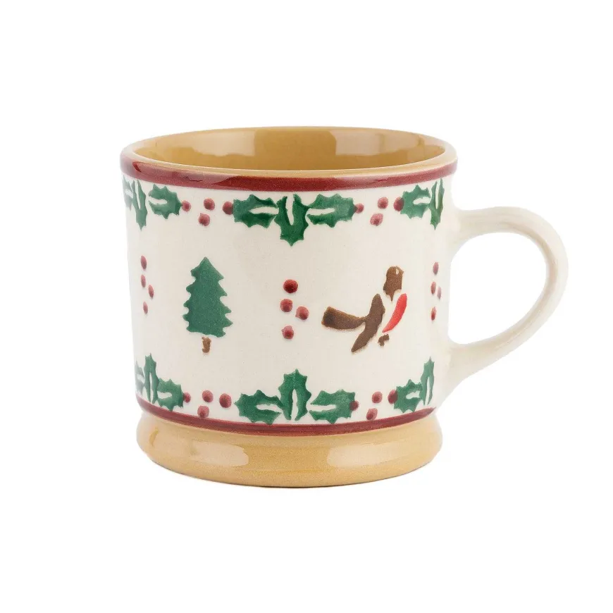 New Large Mug Winter Robin Mugs