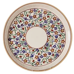 Outlet Large Quiche Dish Wild Flower Meadow Food Lover'S Gifts