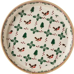 Cheap Large Quiche Dish Winter Robin Winter Robin