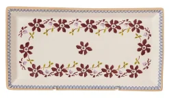 Fashion Large Rectangle Plate Clematis Clematis
