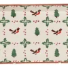 Clearance Large Rectangle Plate Winter Robin Winter Robin