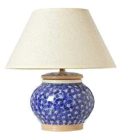 New Lawn Dark Blue 5" Lamp Base Lamps