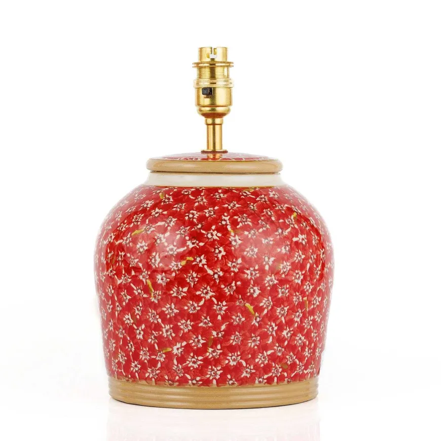 Best Lawn Red 7" Lamp Base Lamps