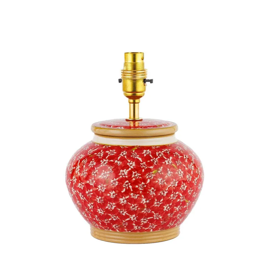 Fashion Lawn Red 5" Lamp Base Lawn