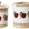 Online Lidded Sugar Bowl And Small Cylinder Jug Apple Apple