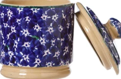 Flash Sale Lidded Sugar Bowl Lawn Dark Blue Lawn