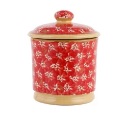 Cheap Lidded Sugar Bowl Lawn Red Christmas