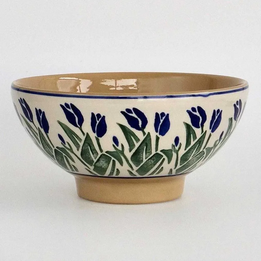 Store Medium Bowl Blue Blooms Wedding Gifts