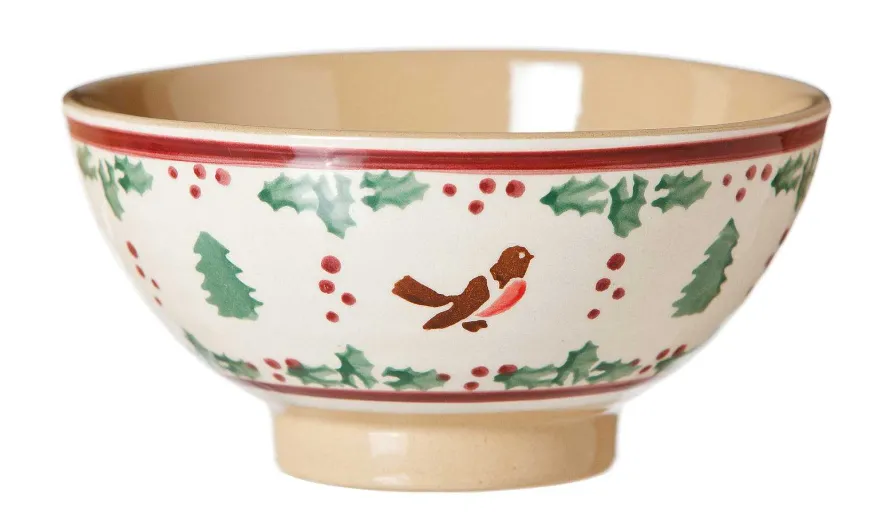 Cheap Medium Bowl Winter Robin Winter Robin